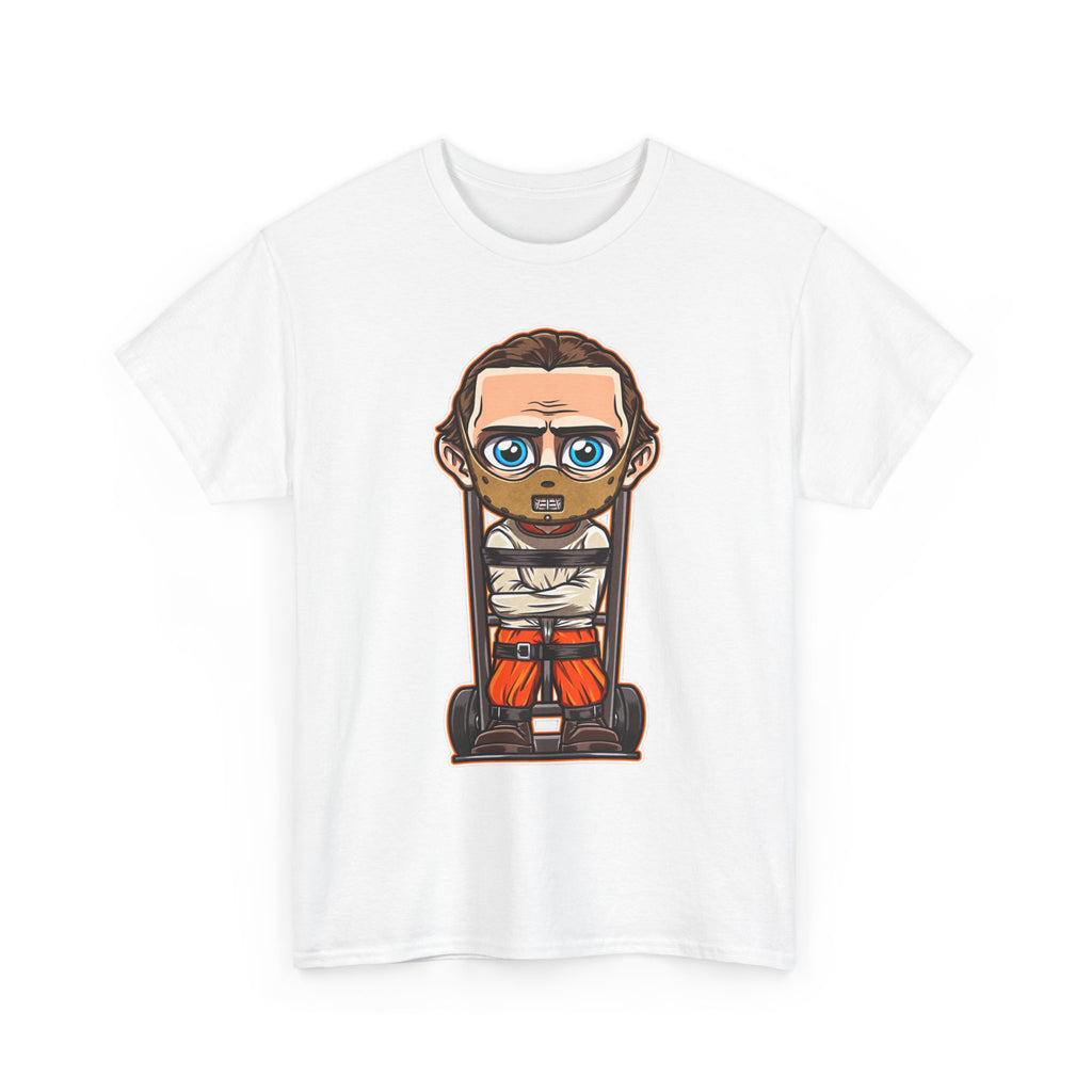 Chibi Prisoner Character Tee — Cute Cartoon Inmate Graphic T-Shirt