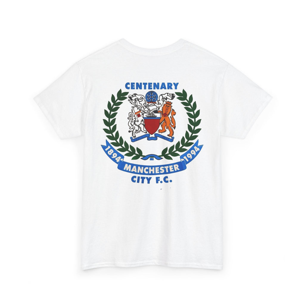 Manchester City F.C. Centenary Crest Tee — 1894–1994 Football Club Shirt