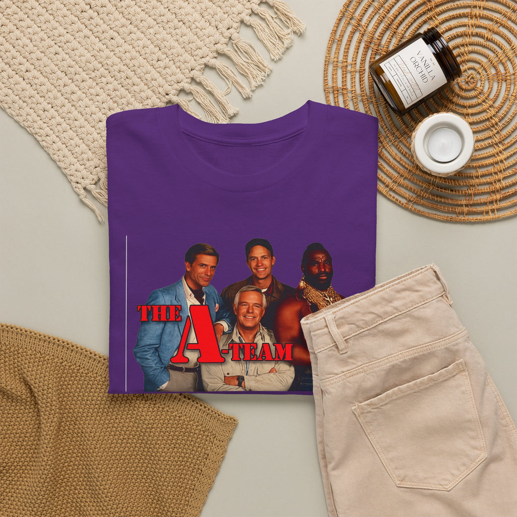 A-Team Graphic Tee — Retro TV Series Logo & Character Poster T-Shirt