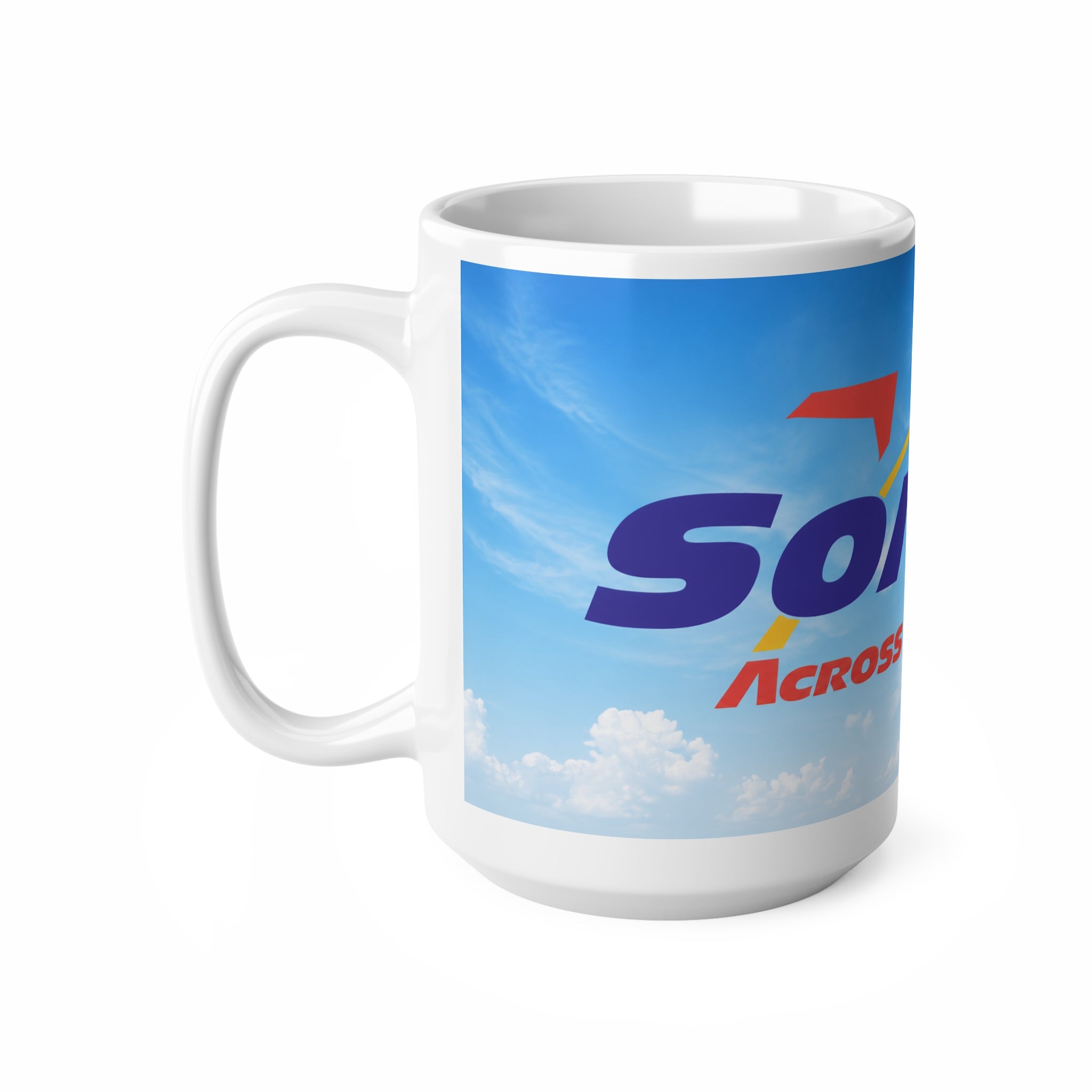 Soaring Across America Ceramic Coffee Mug — Sky Design, 11oz & 15oz