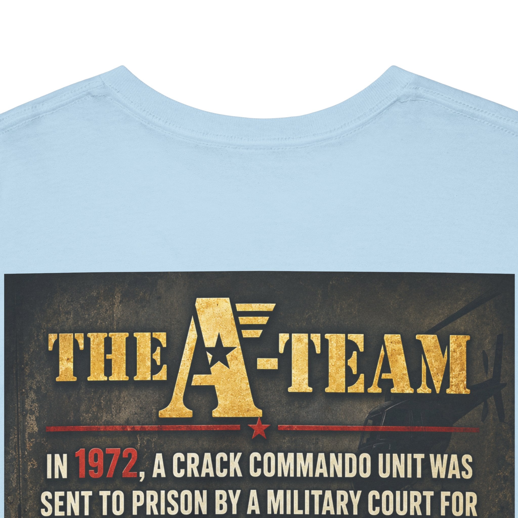 A-Team Graphic Tee — Retro TV Series Logo & Character Poster T-Shirt