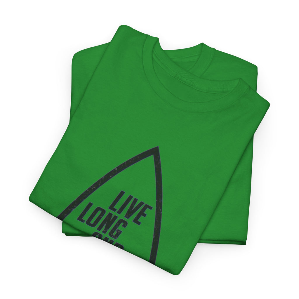 Live Long and Prosper T‑Shirt — Sci‑Fi Starfleet Insignia Tee