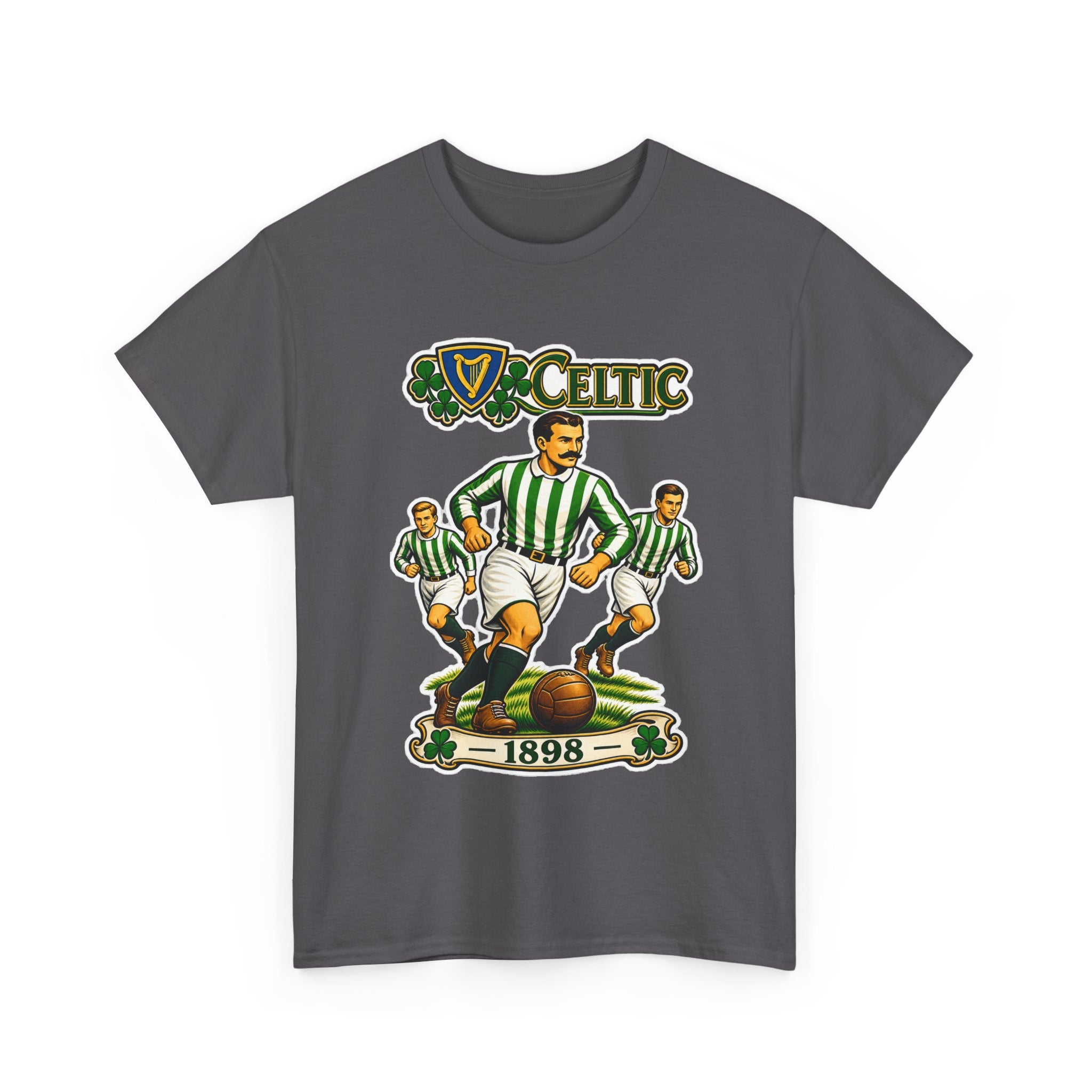 Celtic Football Retro Players Tee — 1898 Vintage Soccer Shirt