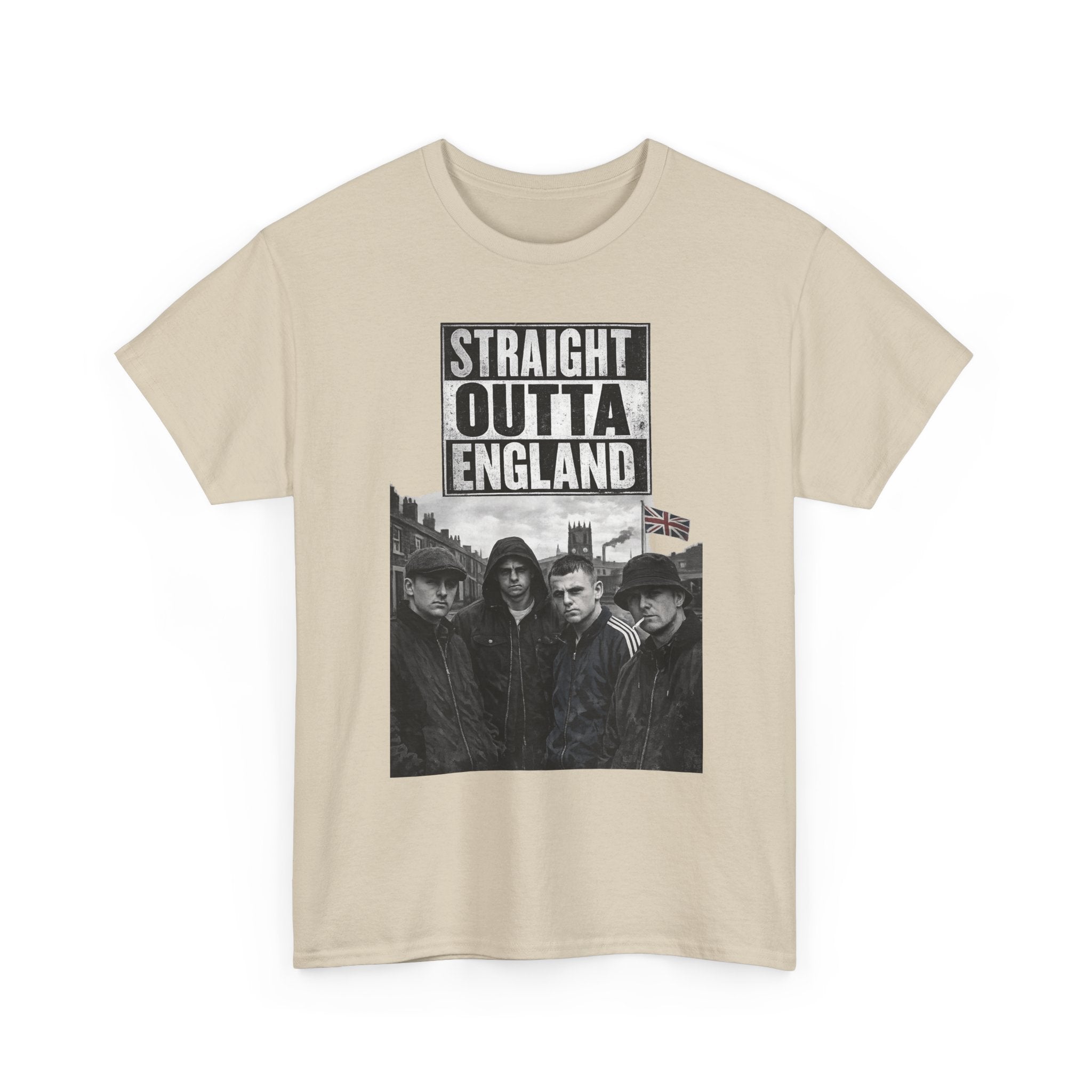 Straight Outta England T-Shirt — Retro Band Photo Tee