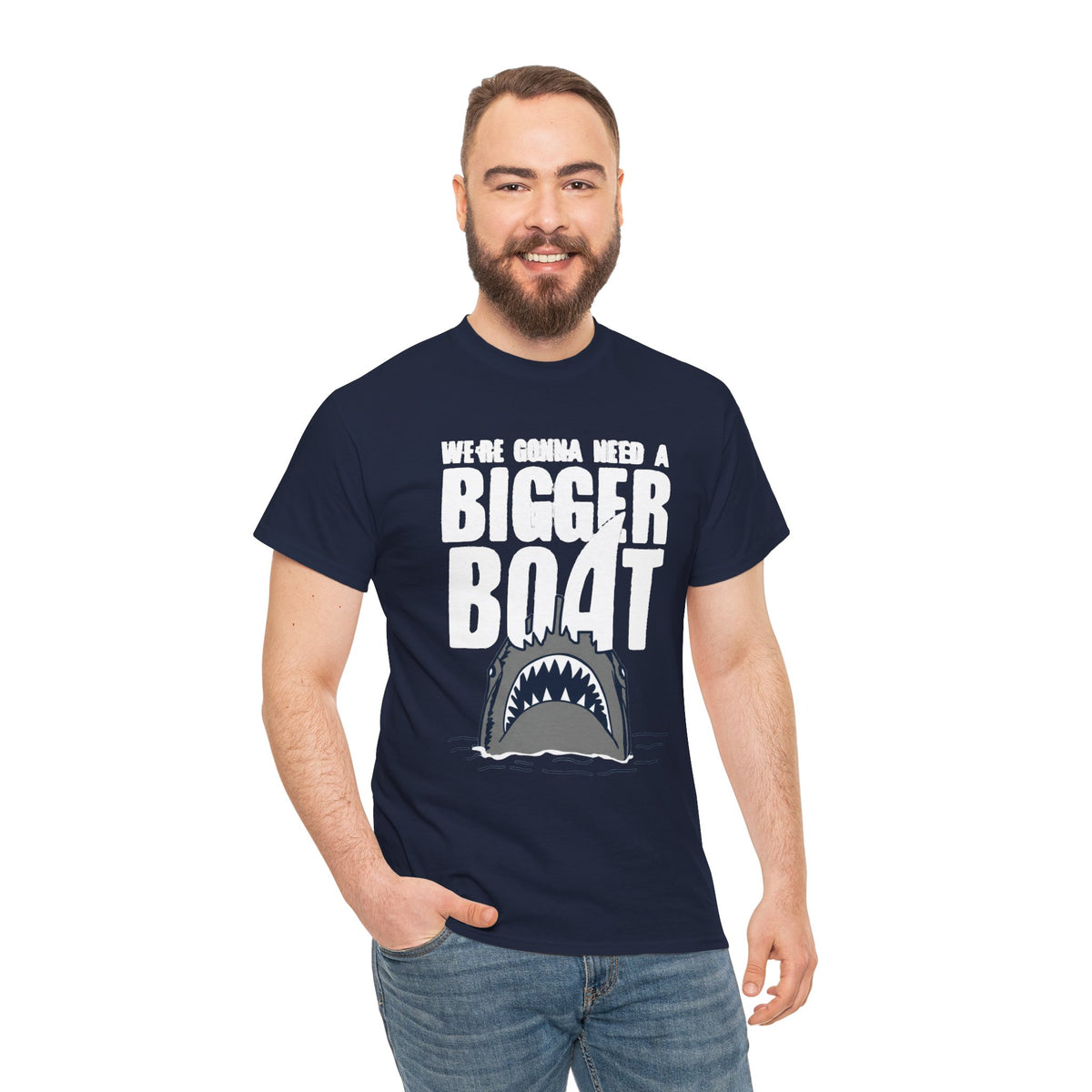 Bigger Boat Shark T-Shirt – 'We're Gonna Need a Bigger Boat' Graphic Tee
