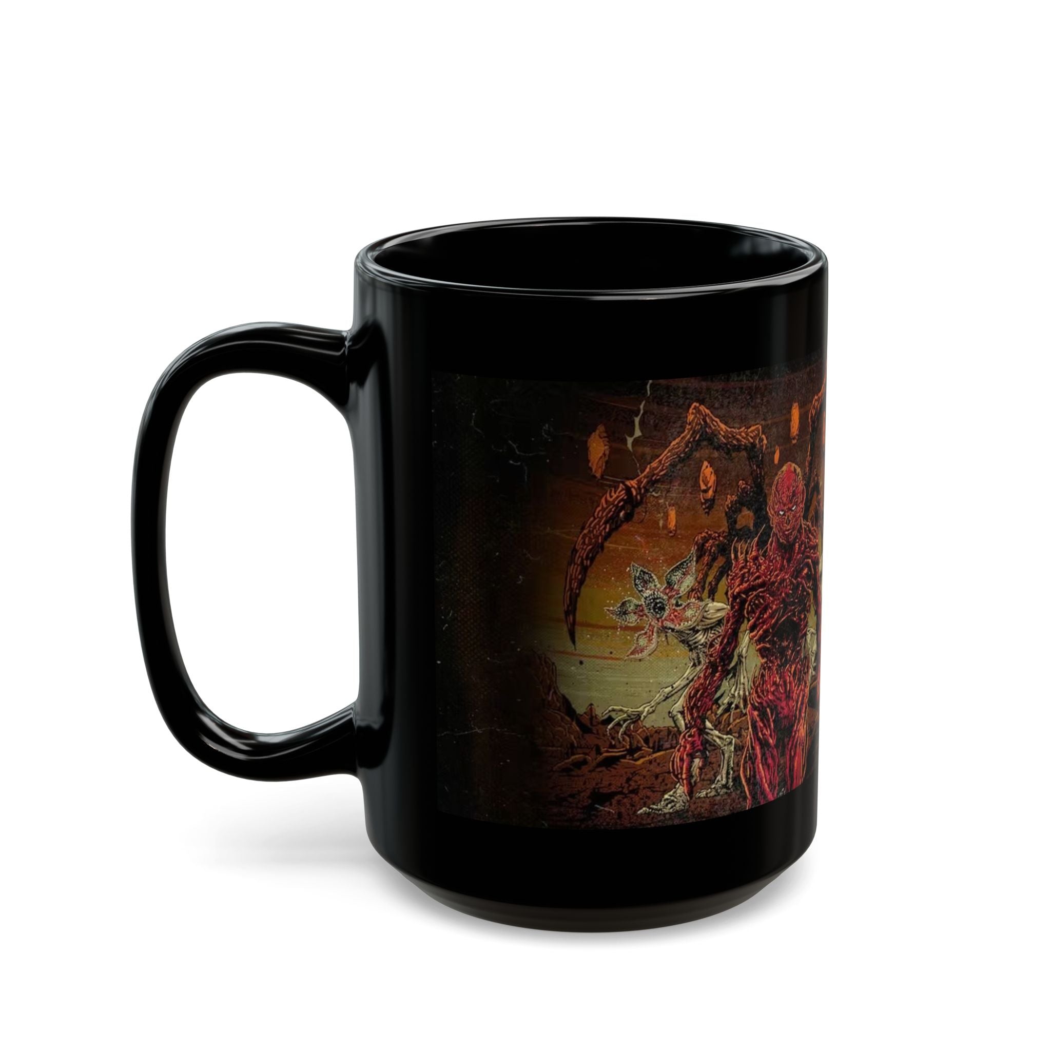 Stranger Things Season 3 Black Ceramic Mug (11oz, 15oz)
