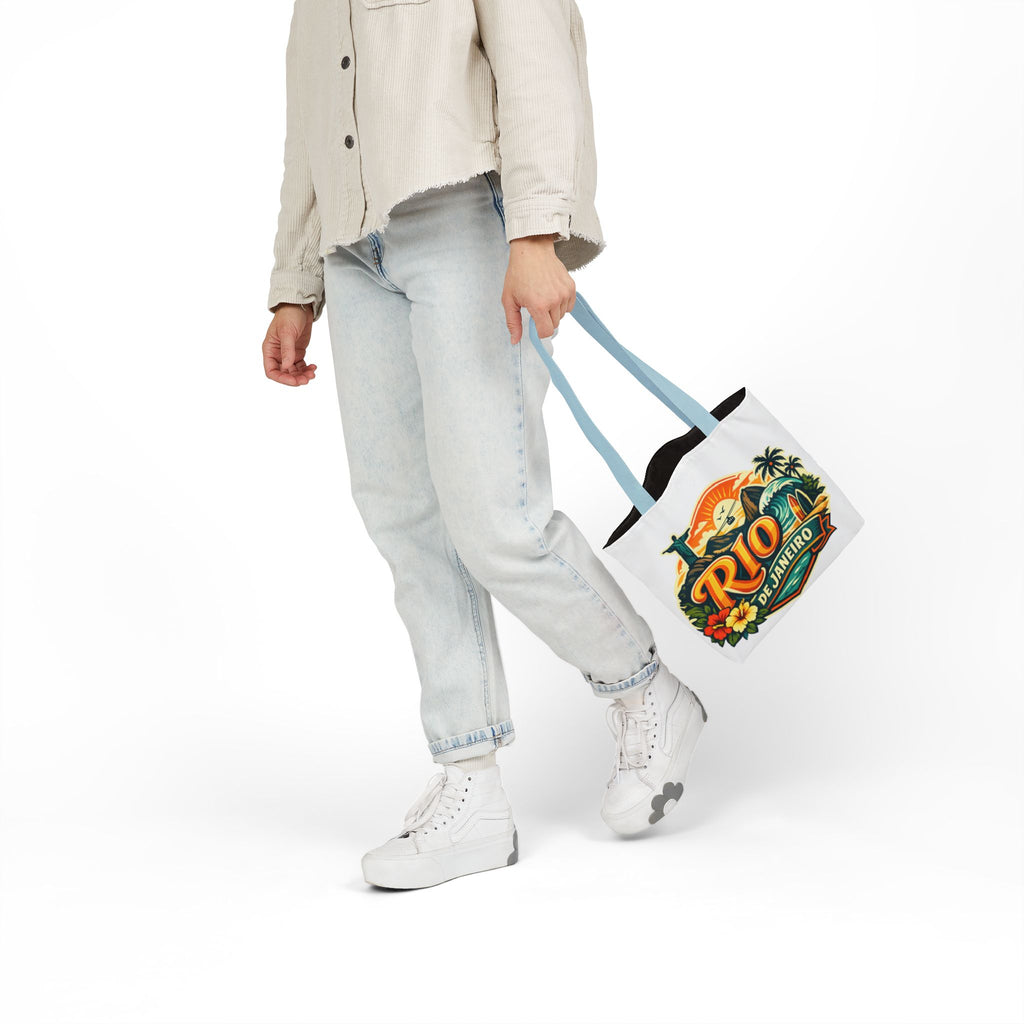Rio de Janeiro Travel Tote — Retro Beach Canvas Bag