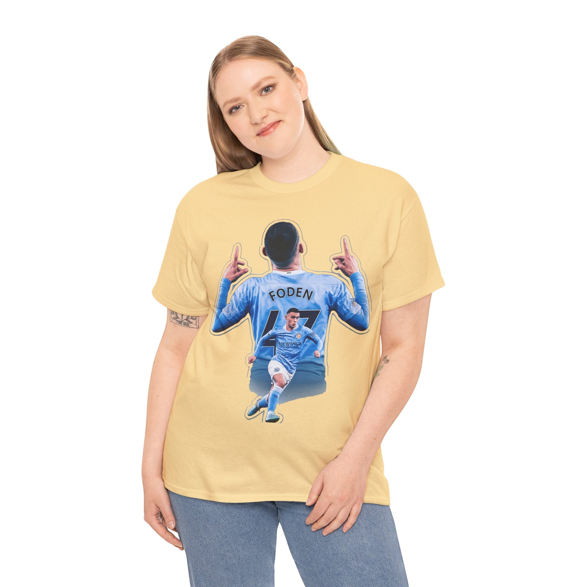 Phil Foden Soccer Fan T‑Shirt – Manchester City Jersey Graphic Tee