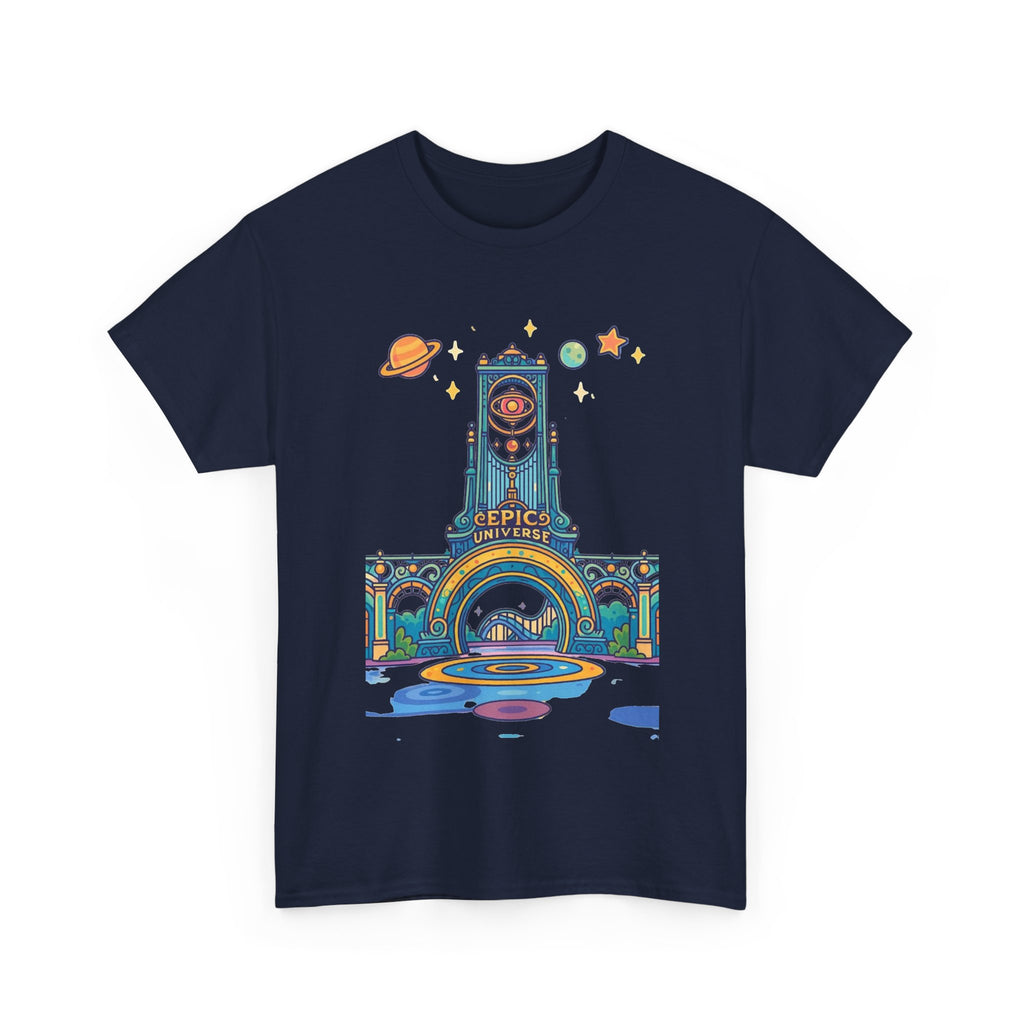 Universal Studios Family Vacation T-Shirt — Retro Space Theater Graphic Tee