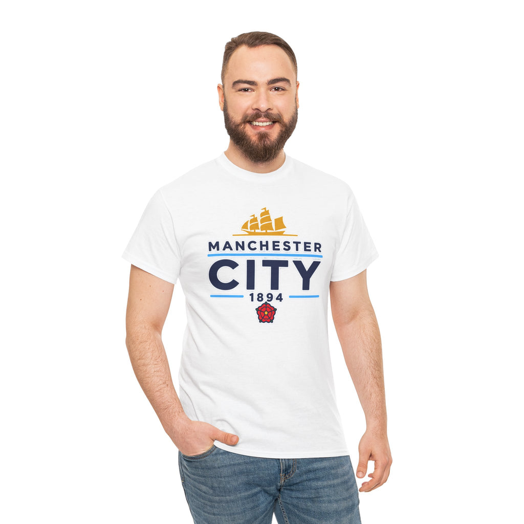Manchester City 1894 Tee – Retro Football Crest T‑Shirt
