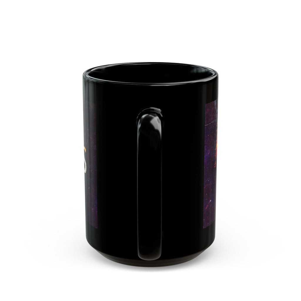 Black Ceramic Mug — 'Sinners' Vintage Art Gothic Coffee Cup