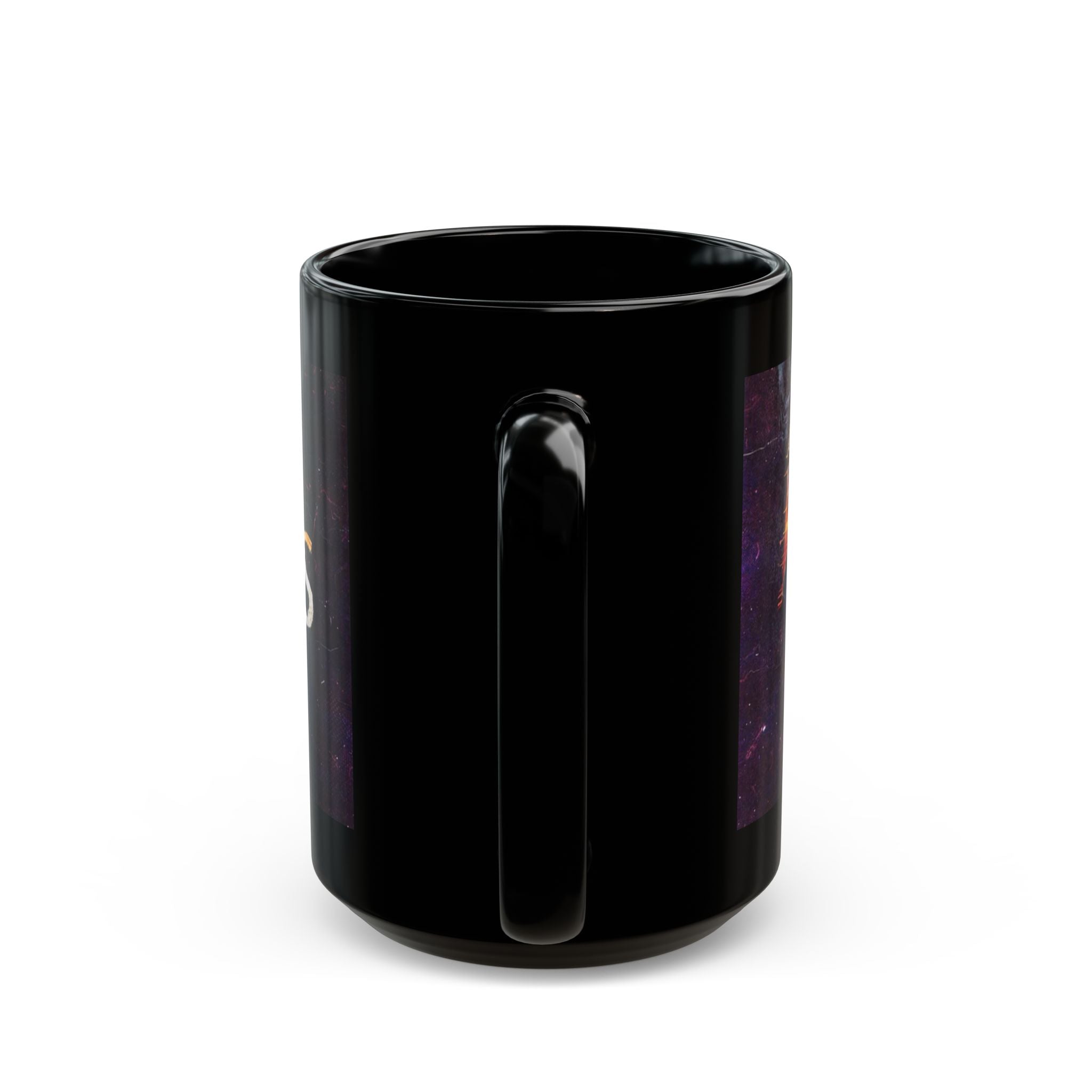 Black Ceramic Mug — 'Sinners' Vintage Art Gothic Coffee Cup