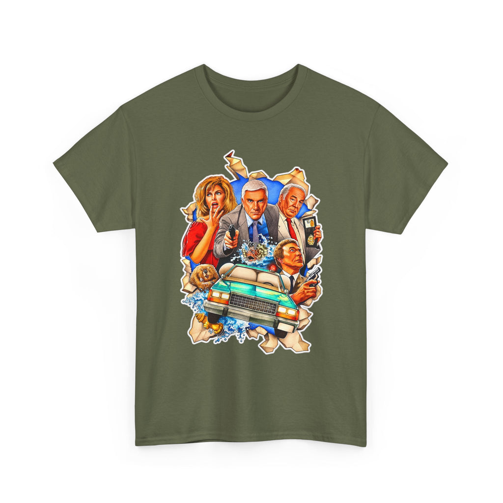 The Naked Gun / Police Squad Crime Comedy Movie Poster Cotton T-Shirt