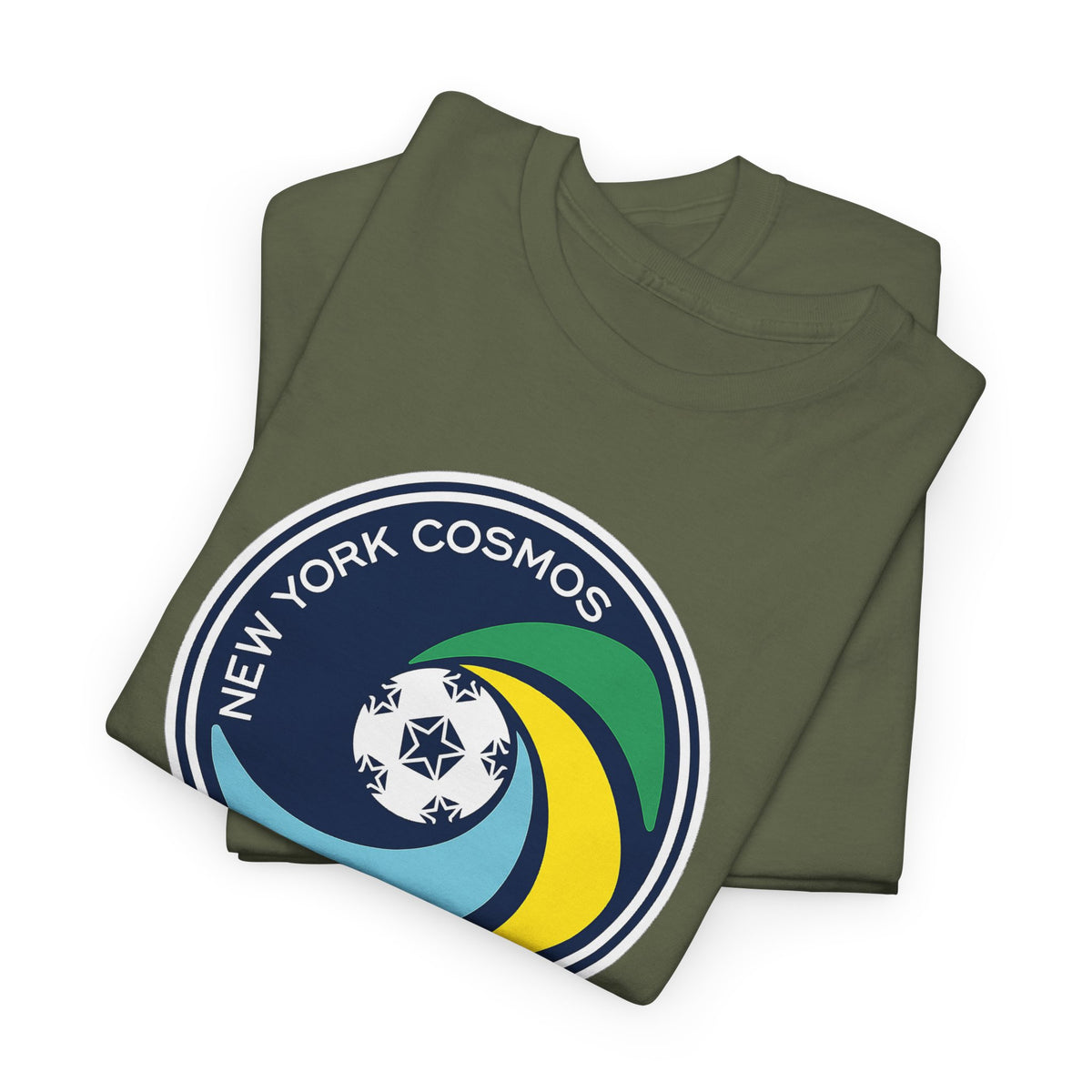New York Cosmos Retro Logo Cotton T‑Shirt — Vintage Soccer Tee