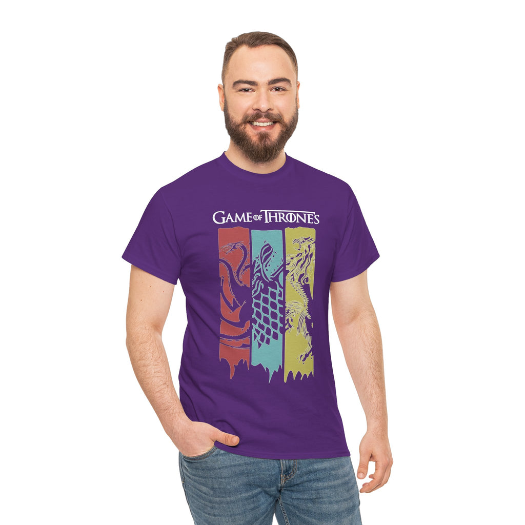 Game of Thrones House Sigils T-Shirt — Stark Lannister Tully Banner Tee