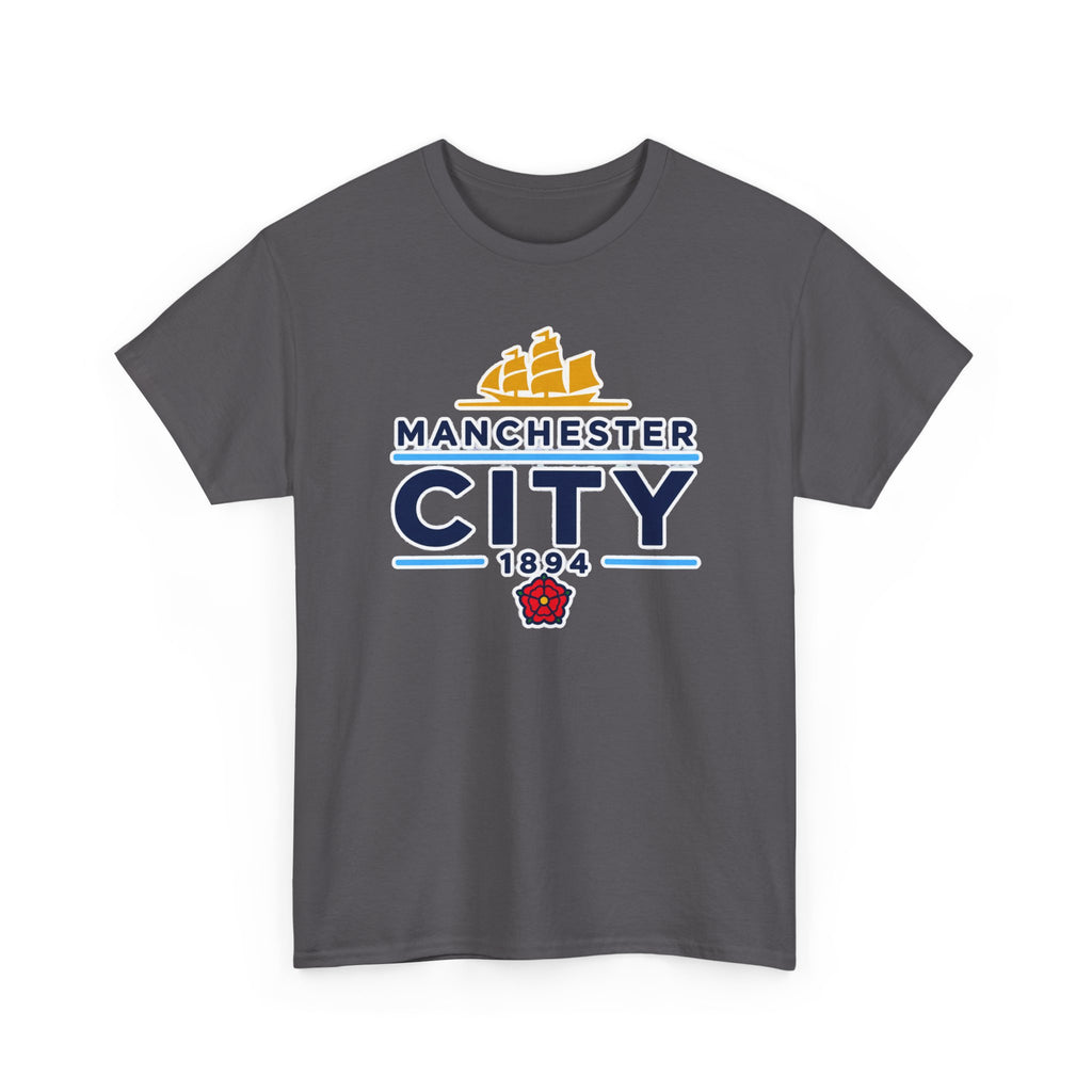 Manchester City 1894 Tee – Retro Football Crest T‑Shirt