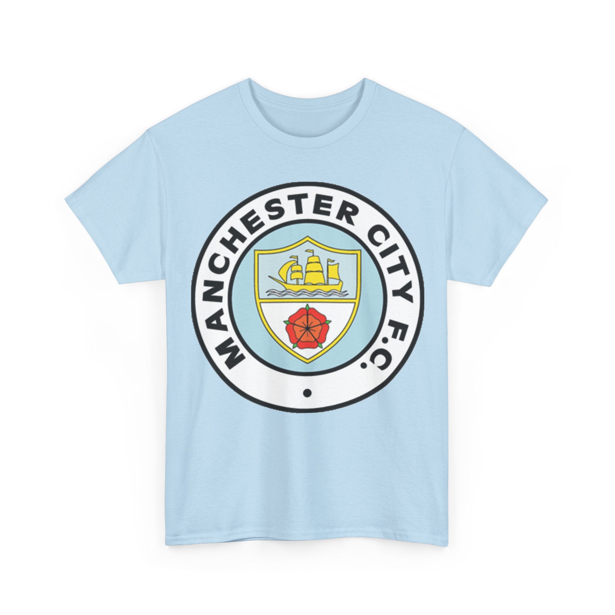 Manchester City F.C. Retro Crest T-Shirt – Retro Football Fan Tee
