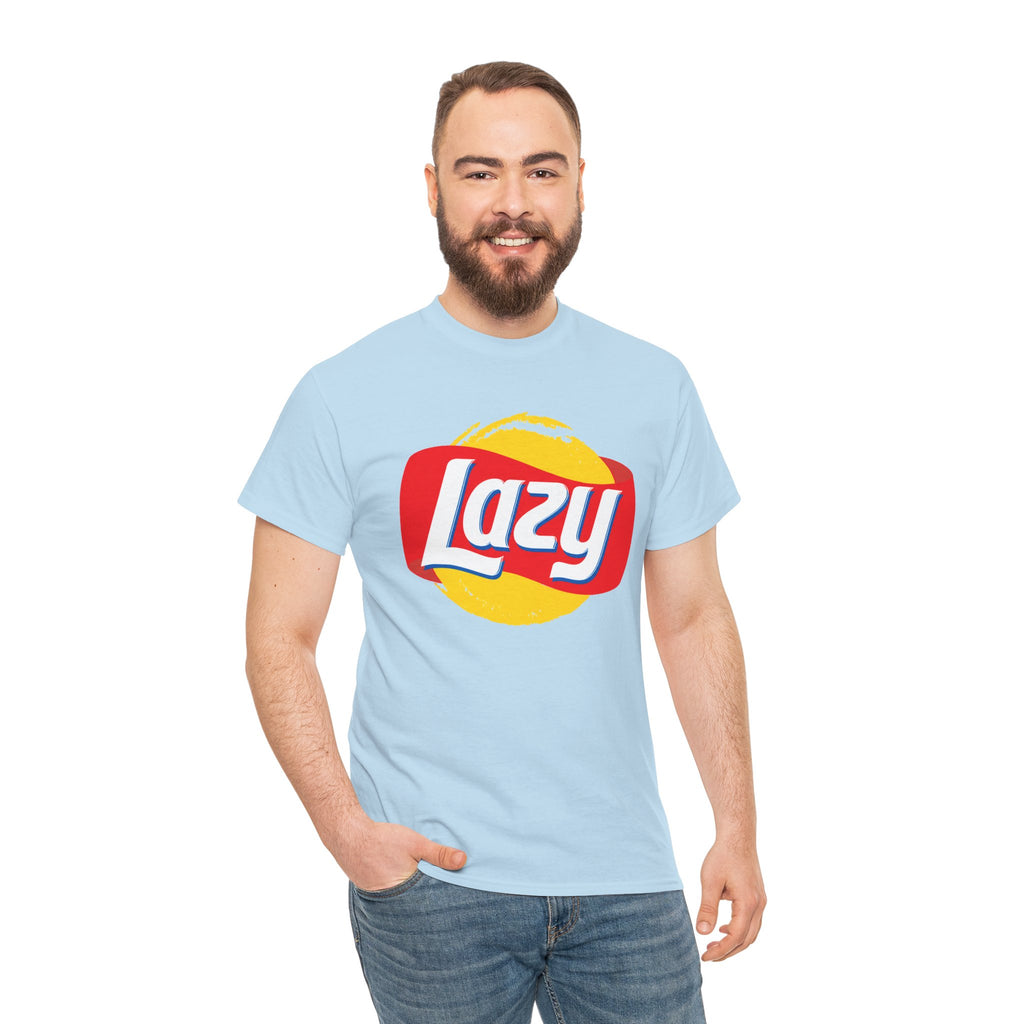 Lazy Logo T‑Shirt — Retro Snack-Inspired Graphic Tee
