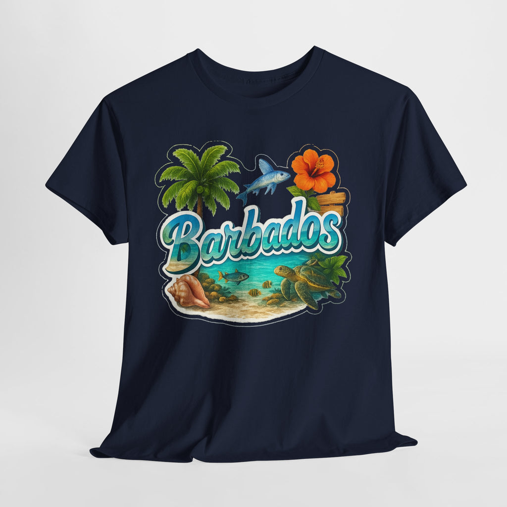 Barbados Beach Graphic Tee — Tropical Island Vacation T‑Shirt