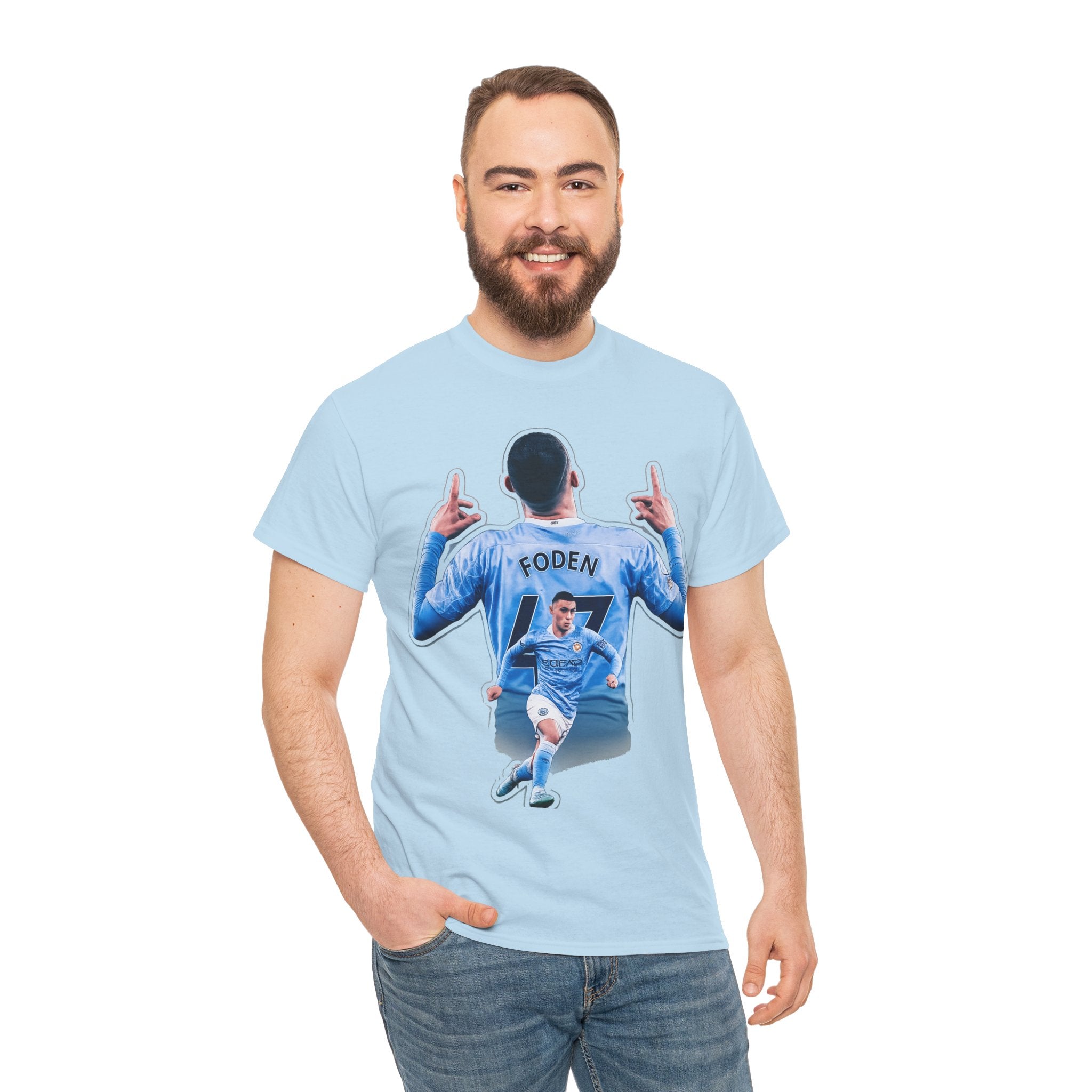 Phil Foden Soccer Fan T‑Shirt – Manchester City Jersey Graphic Tee