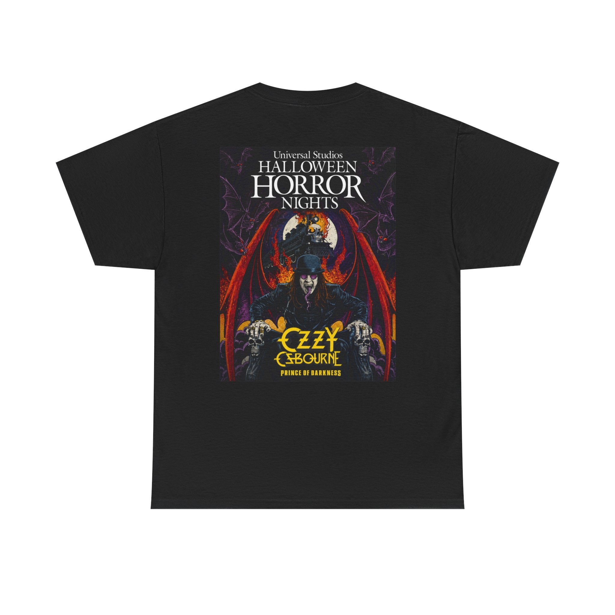 Ozzy Osbourne Halloween Horror Nights Tee — "Shh" Graphic Band T‑Shirt
