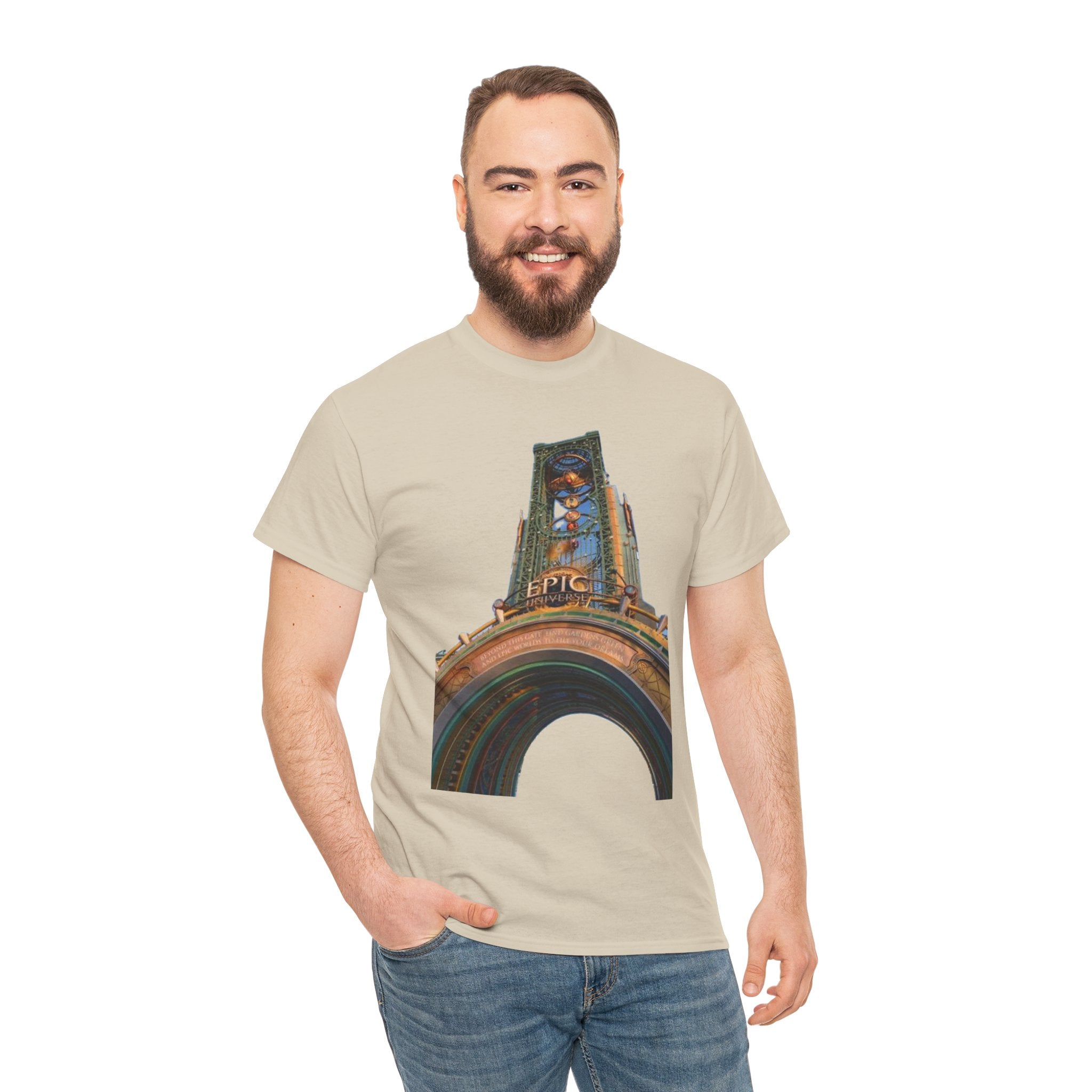 Epci Universe Vintage Theater Arch Graphic Tee — 'Epic' Retro Marquee T-Shirt
