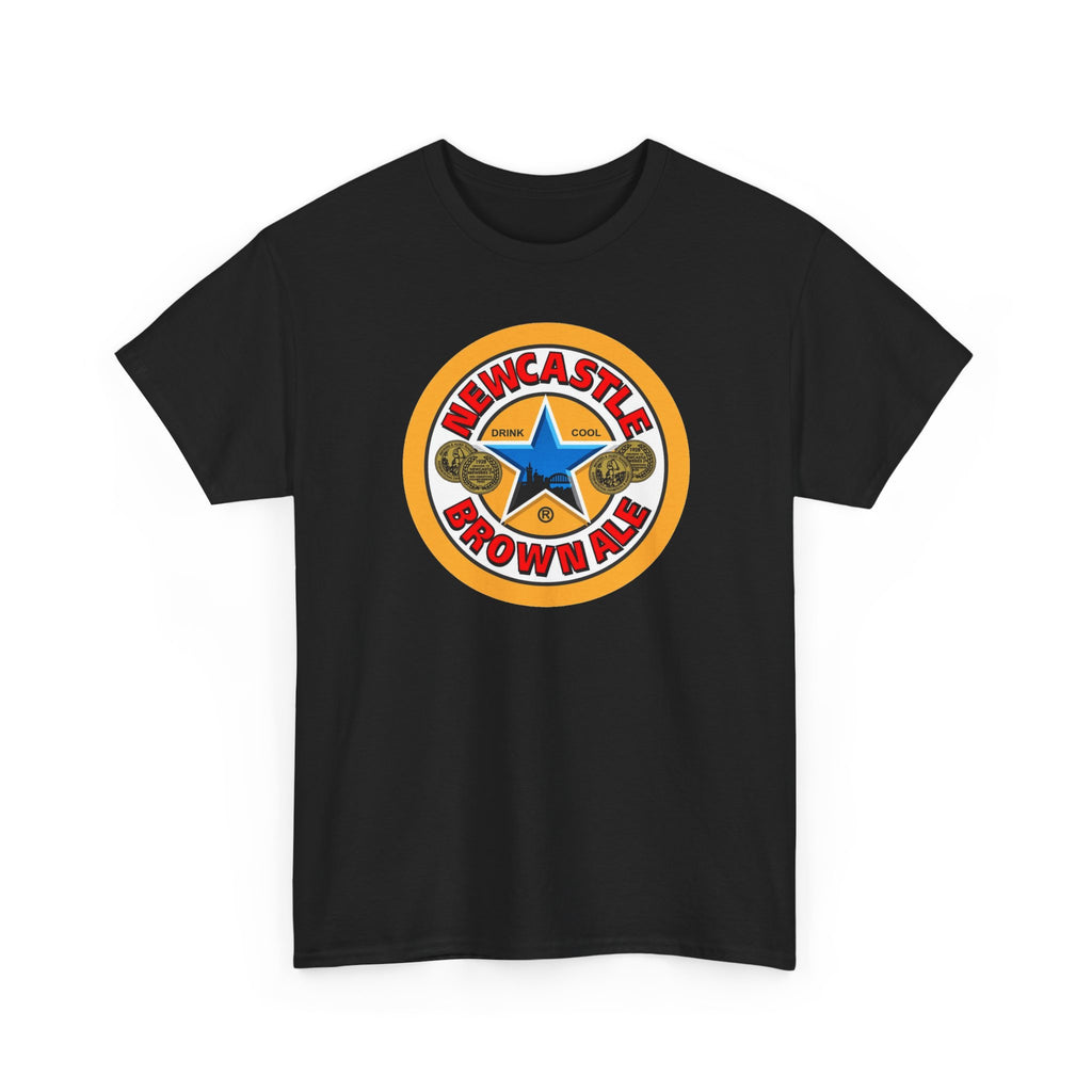 Newcastle Brown Ale Inspired Retro Logo Cotton T-Shirt