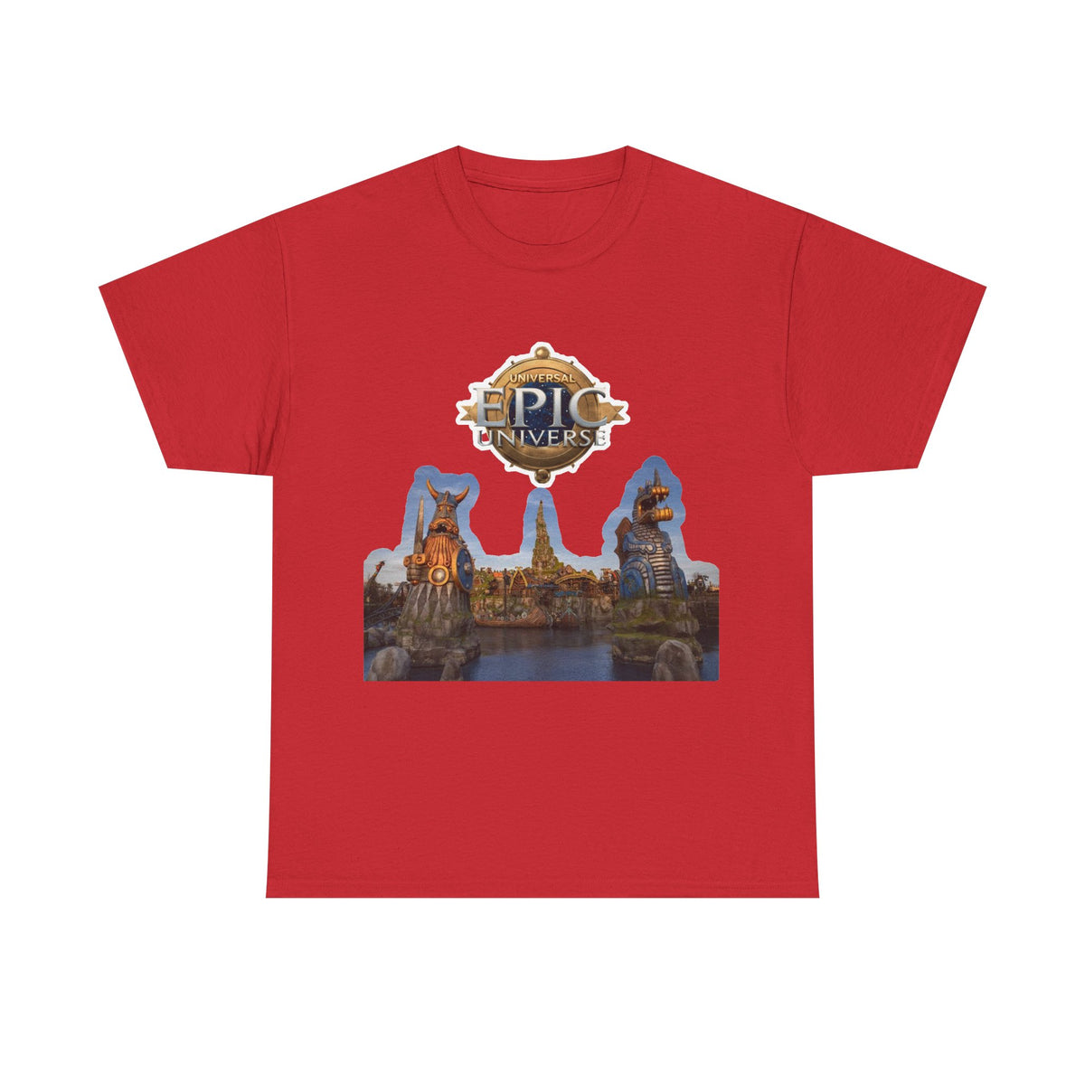 Epic Universe Theme Park T‑Shirt — Iconic Entrance Graphic Tee