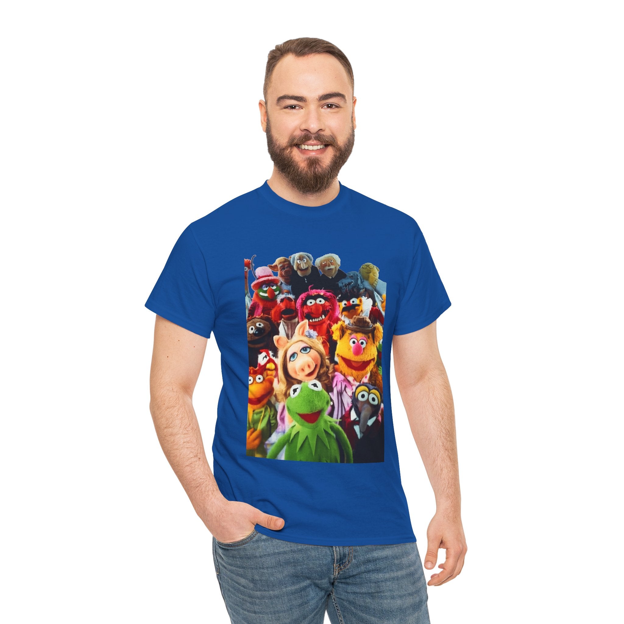 Muppets Puppet Ensemble Graphic Tee — Fun Family Cartoon Shirt