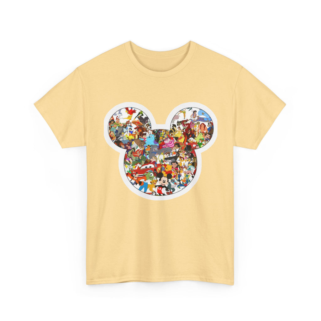 Mickey Collage T-Shirt — Vintage Disney Characters Graphic Tee
