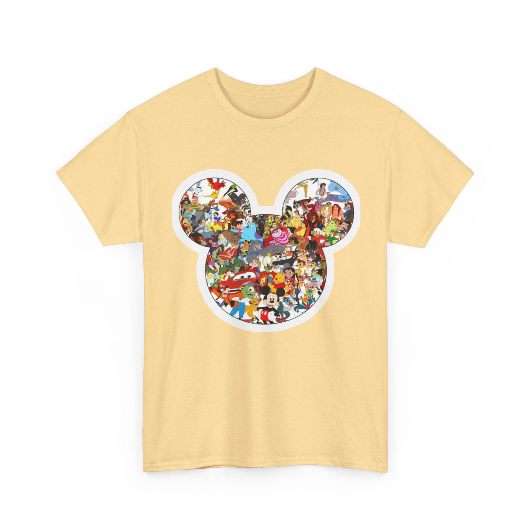Mickey Collage T-Shirt — Vintage Disney Characters Graphic Tee