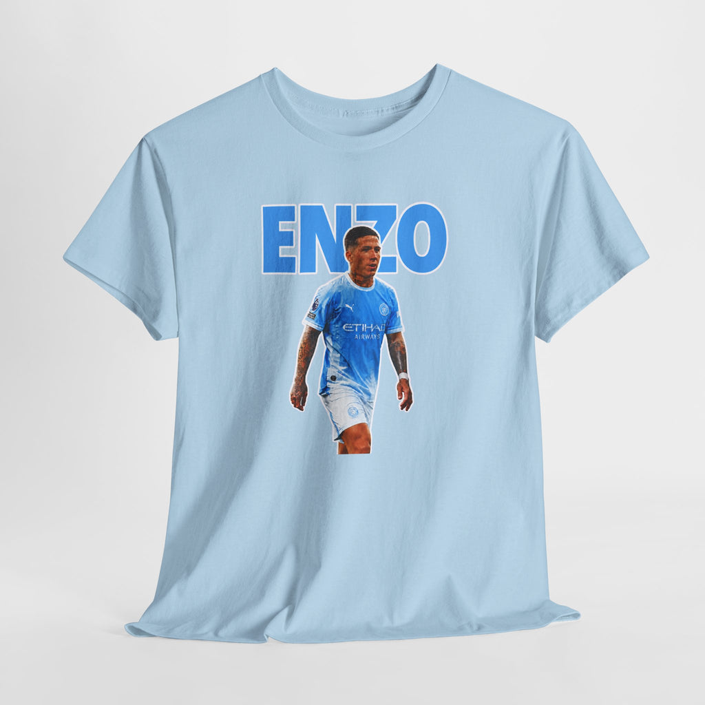 Enzo Fernandez Manchester City Inspired Cotton T-Shirt