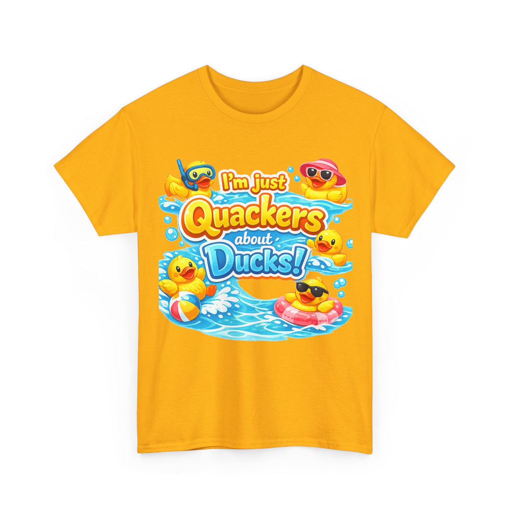 I'm Just Quackers About Ducks! Cute Rubber Duck Pool Tee