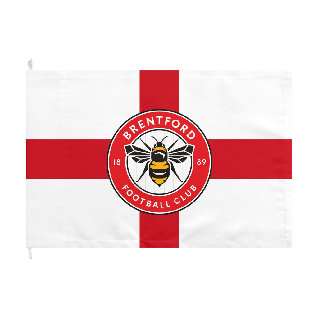Brentford FC St. George's Cross Double-Sided Flag