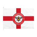 Brentford FC St. George's Cross Double-Sided Flag