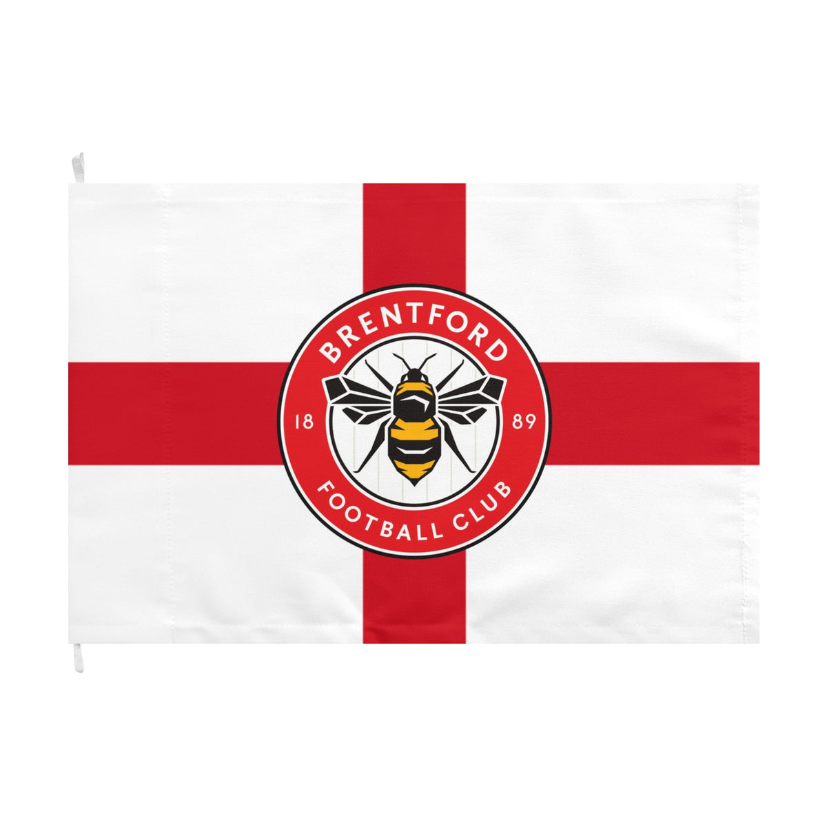 Brentford FC St. George's Cross Double-Sided Flag