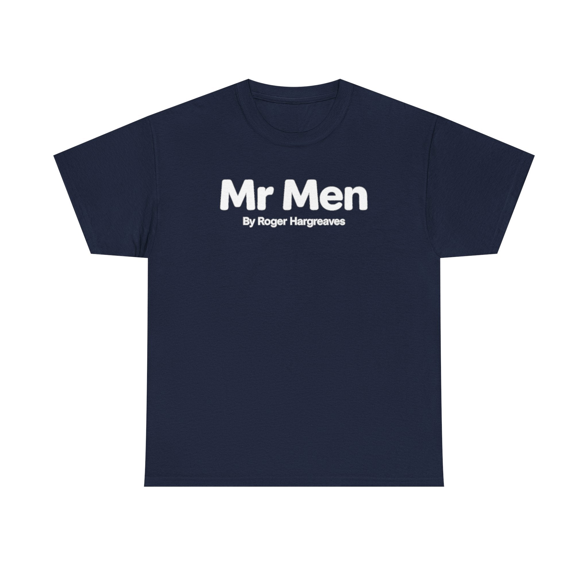 Mr Men T-Shirt – Retro 'Mr Men by Roger Hargreaves' Logo Tee