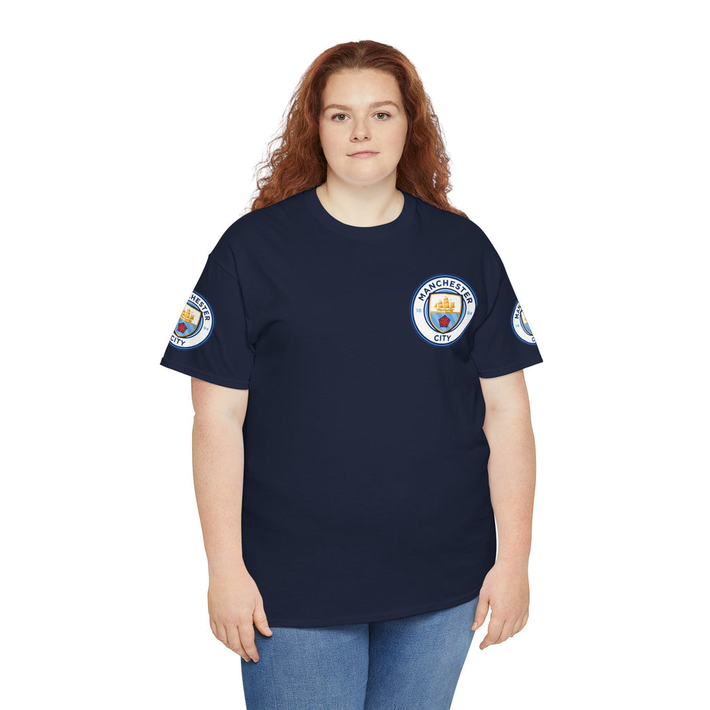 Manchester City Crest T-Shirt — Football Club Logo Tee