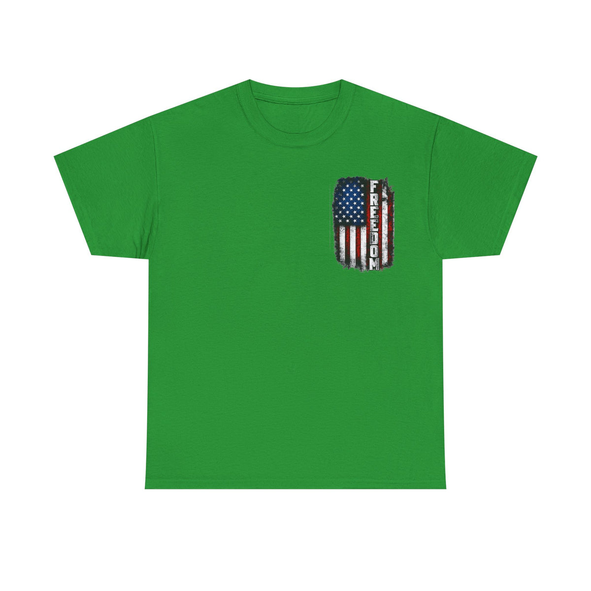 Freedom American Flag T-Shirt — Distressed USA Patriotic Tee
