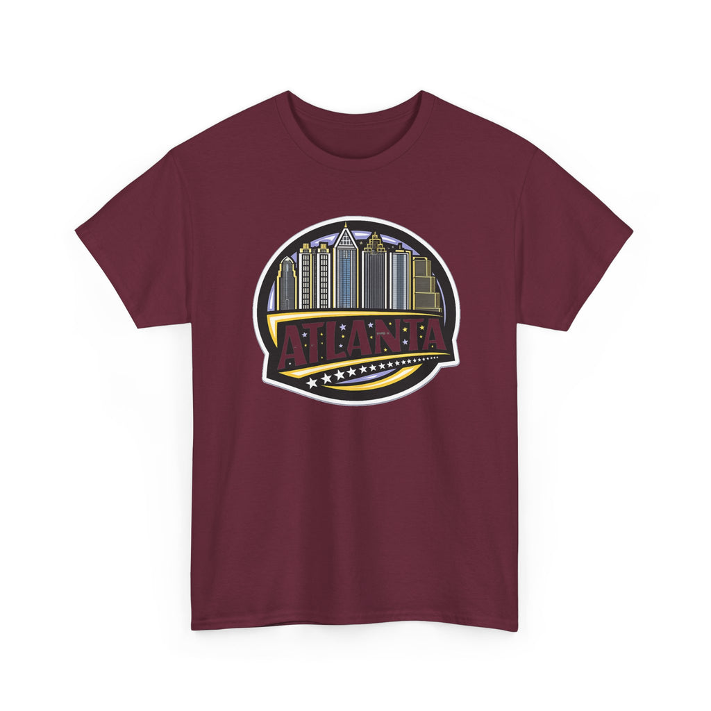 Atlanta Skyline Tee — Vintage City Badge Graphic T-Shirt