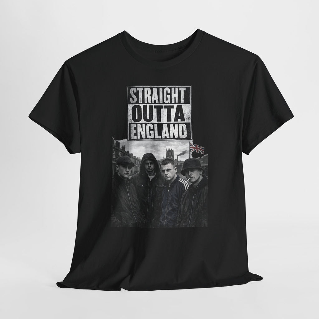 Straight Outta England T-Shirt — Retro Band Photo Tee