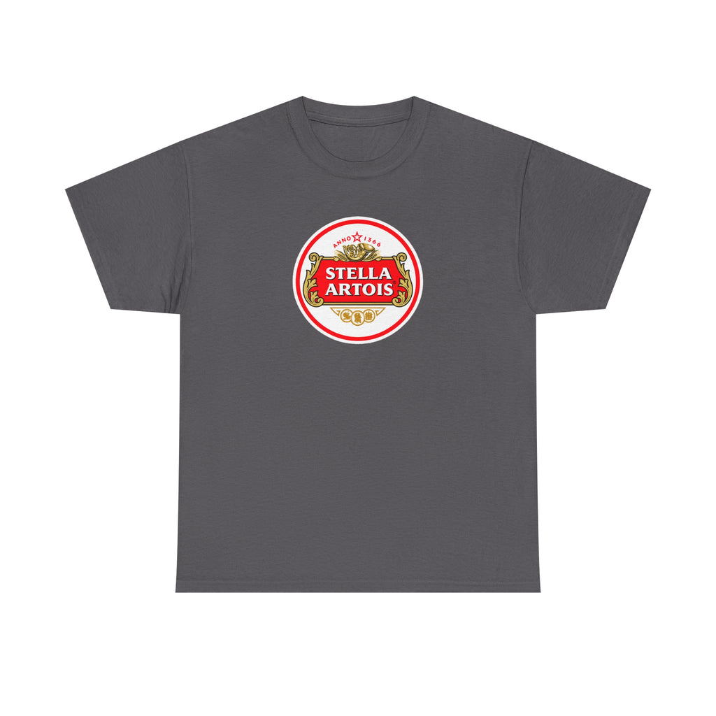 Beer Logo T-Shirt — Stella Artois Inspired Vintage Crest Tee