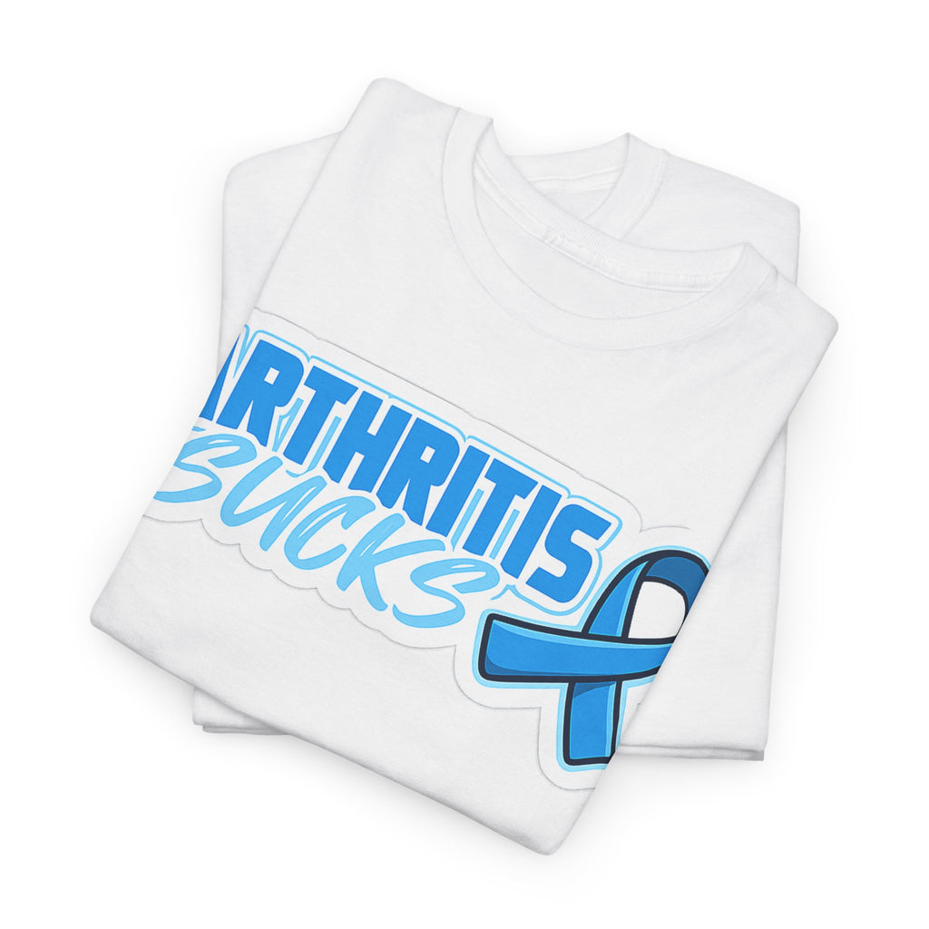 Arthritis Sucks T-Shirt with Awareness Ribbon — Arthritis Support Tee