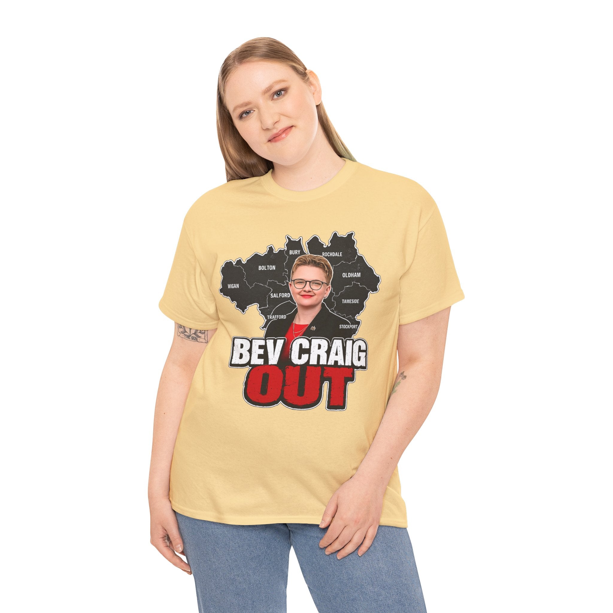 Bev Craig Out Greater Manchester Mayor Tee / T-Shirt