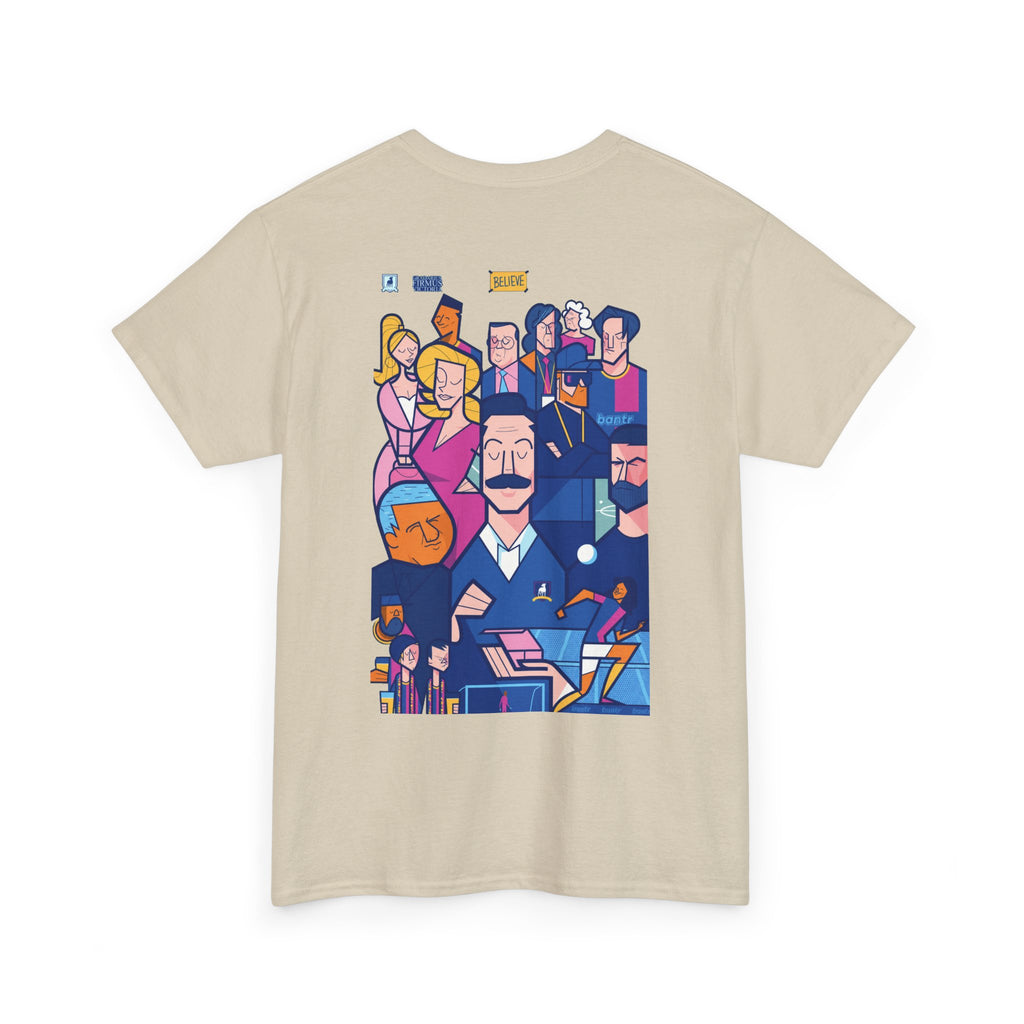 Ted Lasso Inspired Graphic Tee — Retro Team Illustration