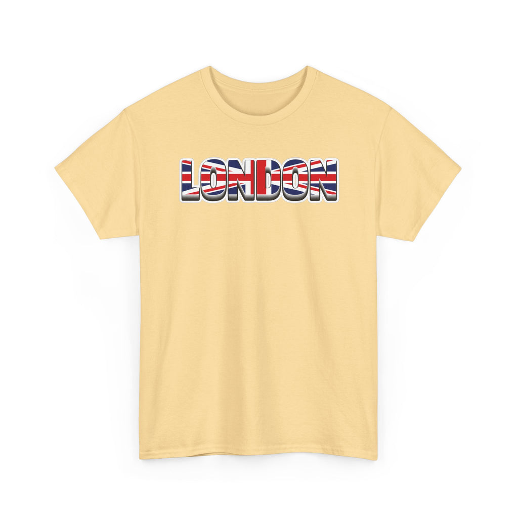 London Union Jack Graphic Tee — Bold UK Travel T-Shirt