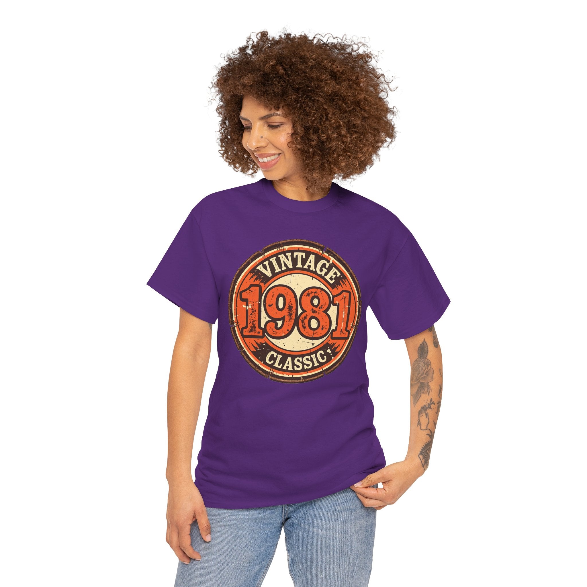 Vintage 1981 Classic T-Shirt — Retro Birthday Tee