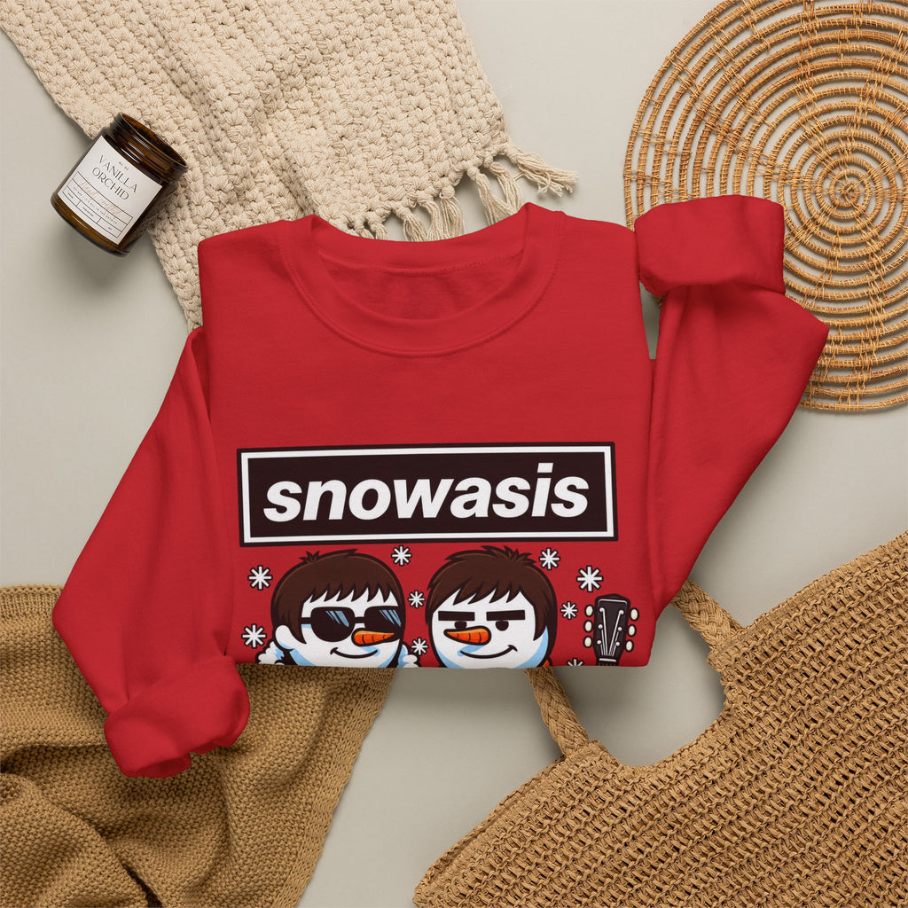 Snowasis "Some Might Sleigh" #Oasis Inspired Crewneck Sweatshirt