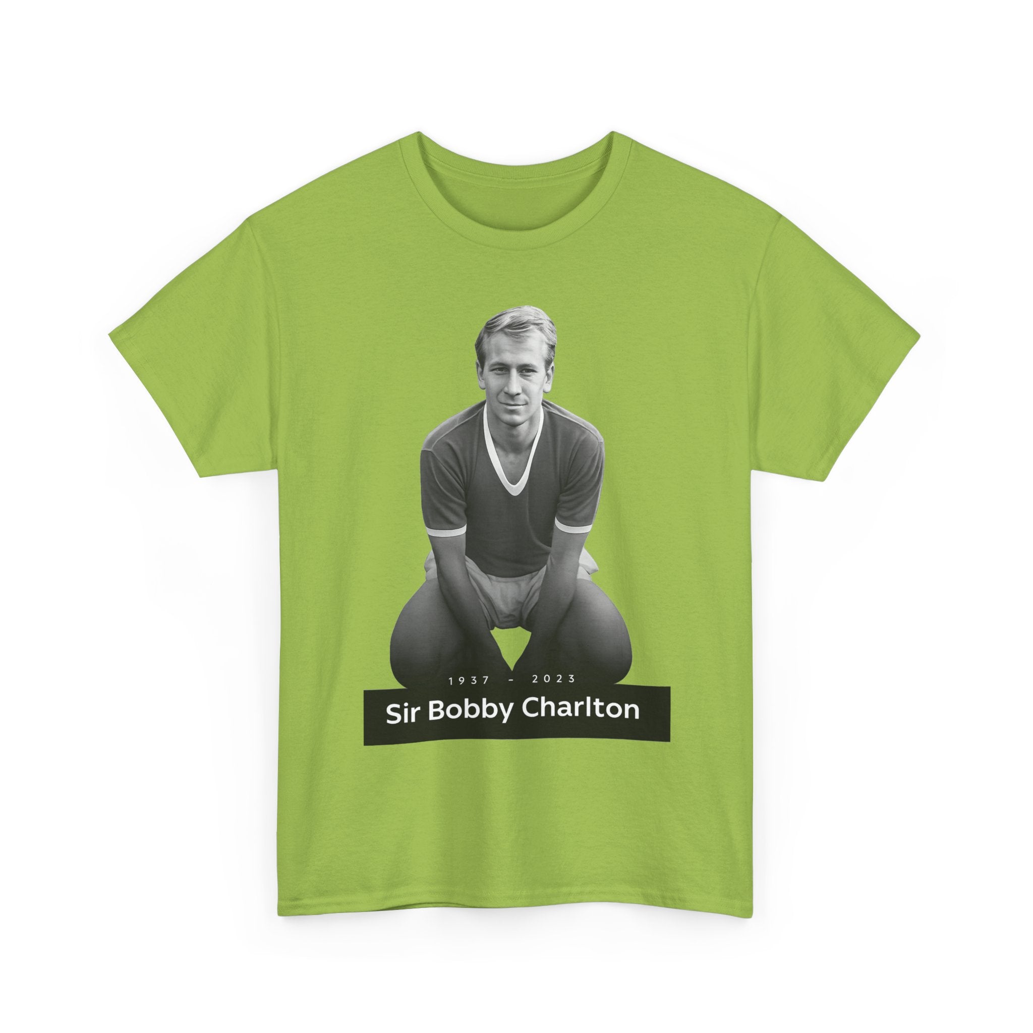 Sir Bobby Charlton Football Legend Cotton T‑Shirt