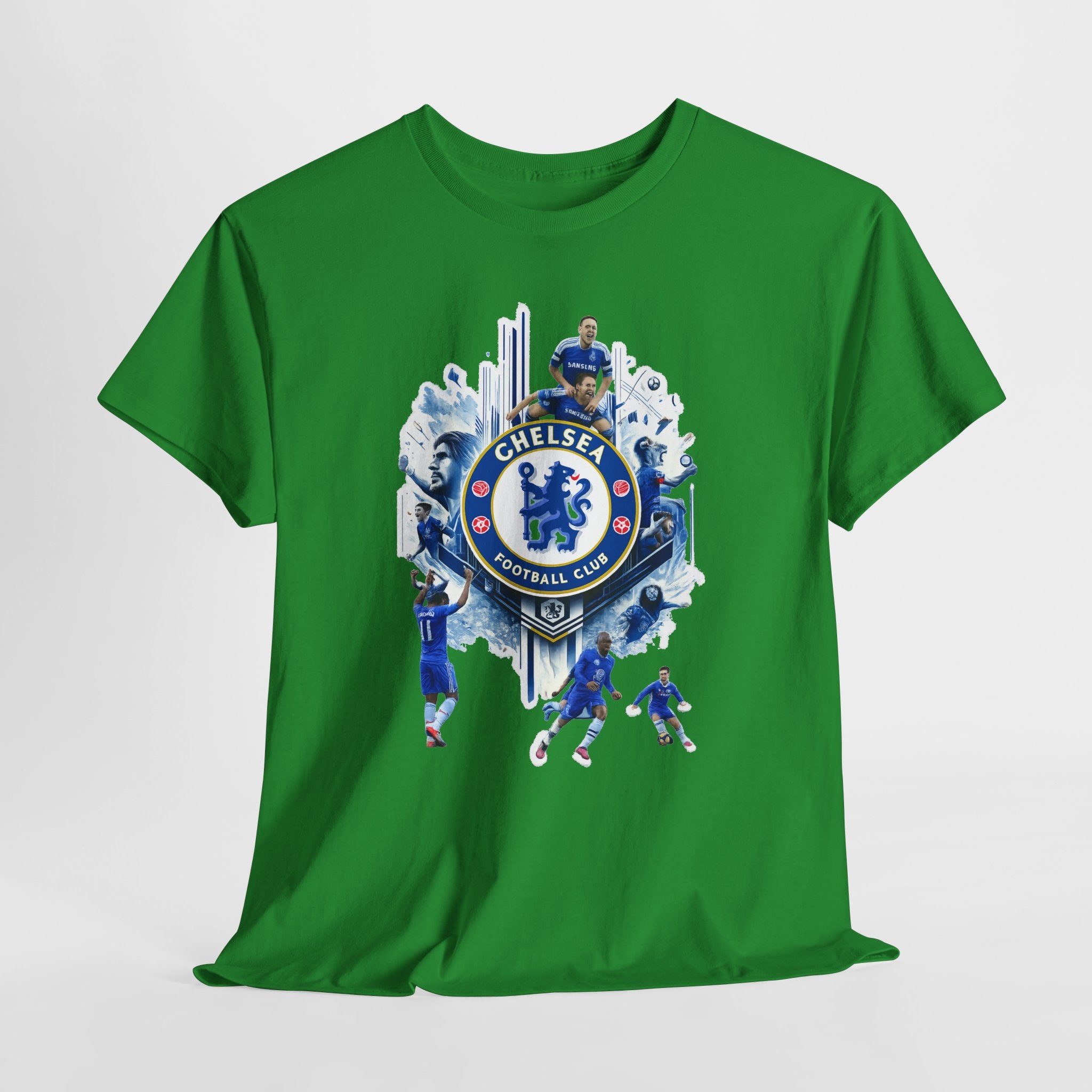 Chelsea FC Crest Players T-Shirt — Blue Football Fan Tee